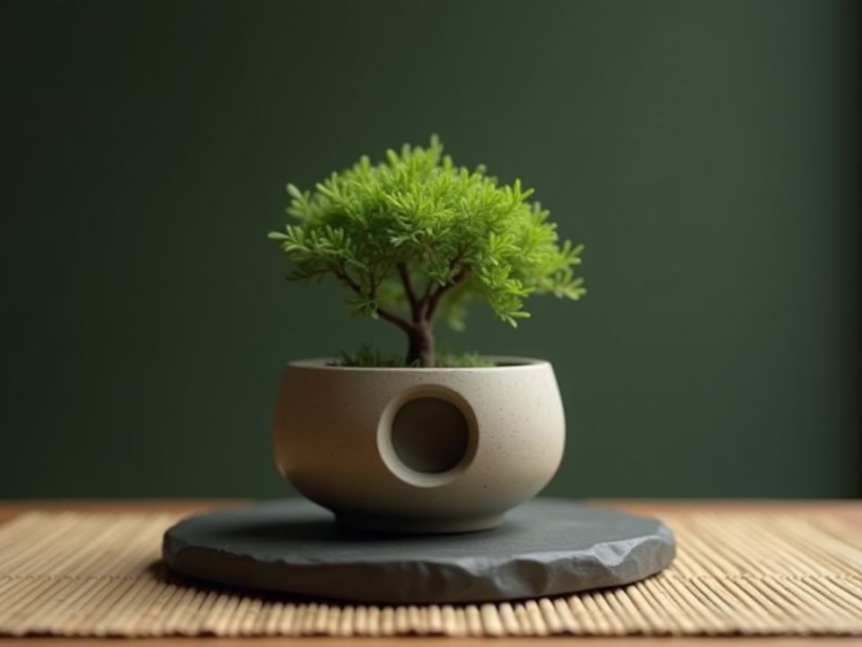 禅の円相を模した手作り鉢