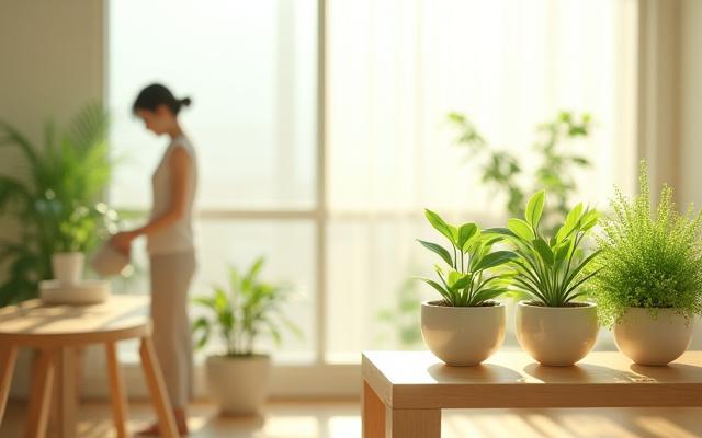 都会の室内ガーデニング