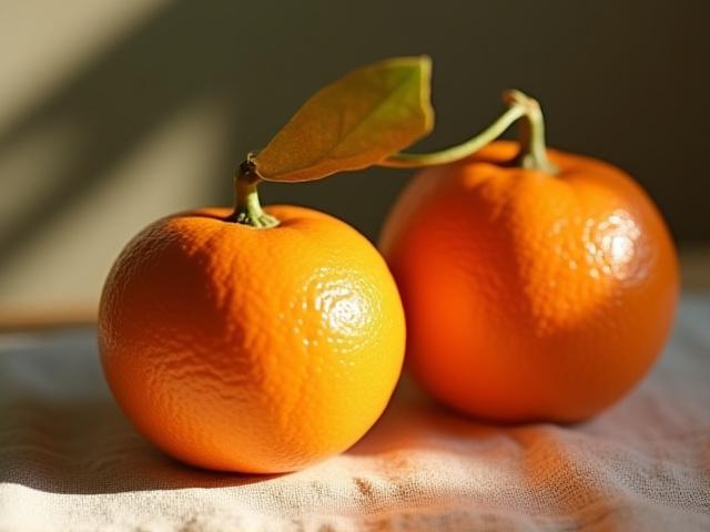 甘く瑞々しい日本の在来種、温州みかんの種子。